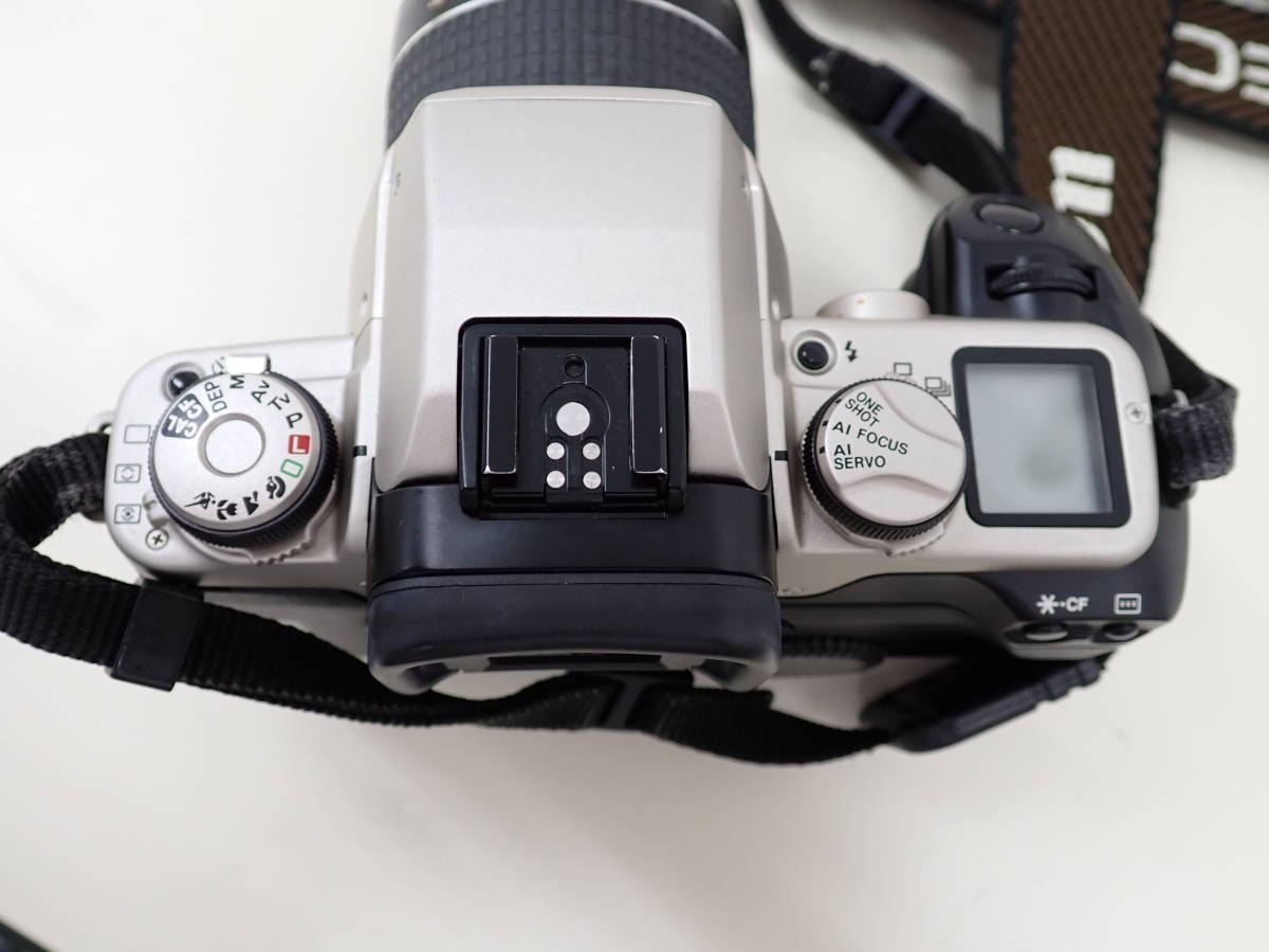 952★キャノン Canon EOS55 EYE CONTROL カメラ ＋ CANON ZOOM LENS EF 28-80mm 1:3.5-5.6 Ⅴ Φ58ｍｍ 動作未確認 中古品 ジャンク_画像5
