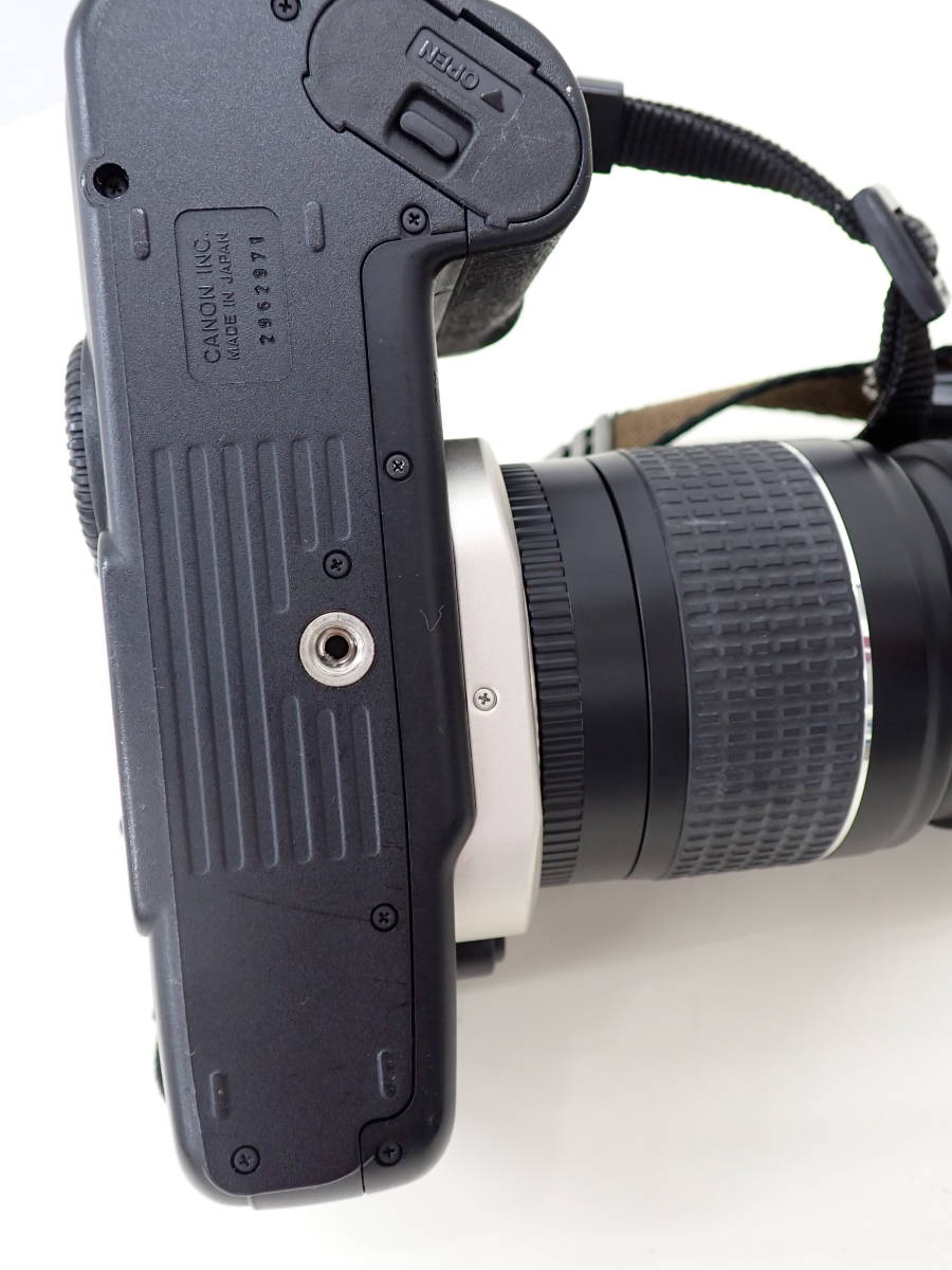 952★キャノン Canon EOS55 EYE CONTROL カメラ ＋ CANON ZOOM LENS EF 28-80mm 1:3.5-5.6 Ⅴ Φ58ｍｍ 動作未確認 中古品 ジャンク_画像7