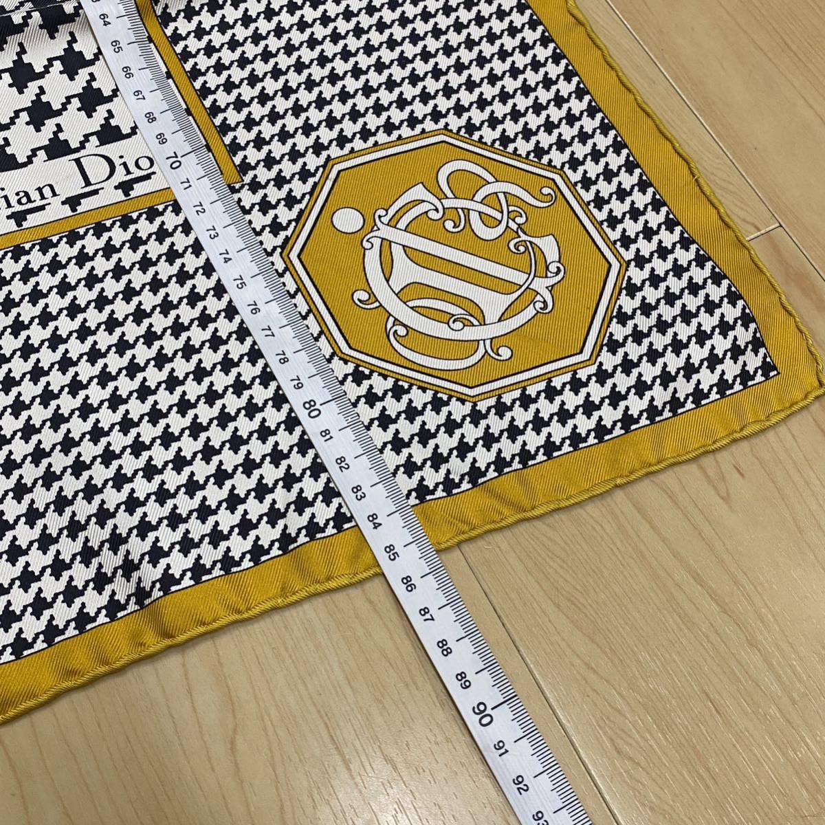NEW限定品】 Christian Dior クリスチャンディオール スカーフ 千鳥格