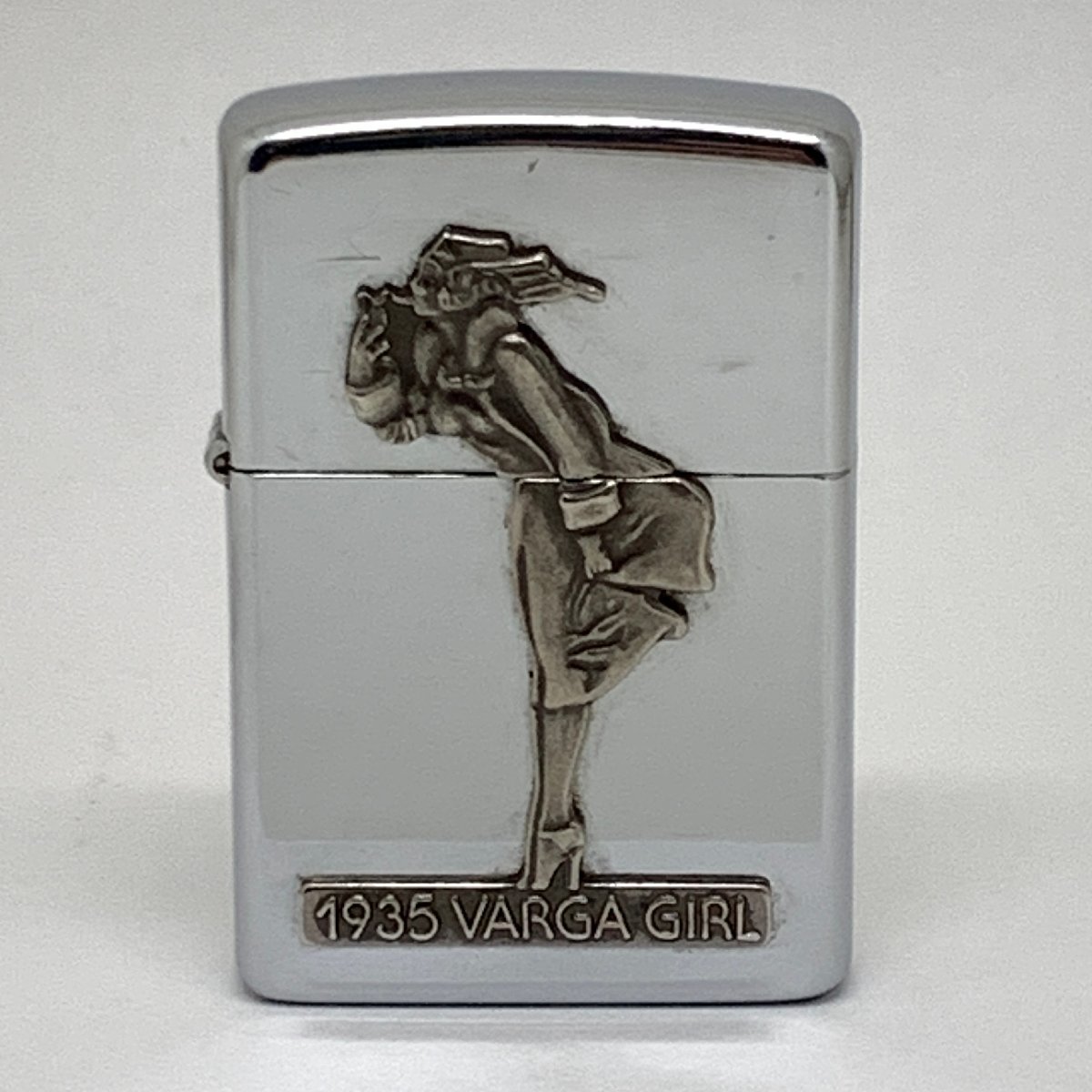 ZIPPO① WINDY  VARGA GIRL レプリカ 缶ケース付き ジッポー