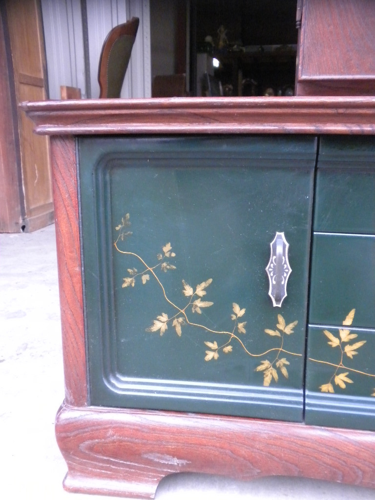  special price. dresser * three surface mirror * gorgeous lacquer lacqering * ivy .* zelkova .. made.