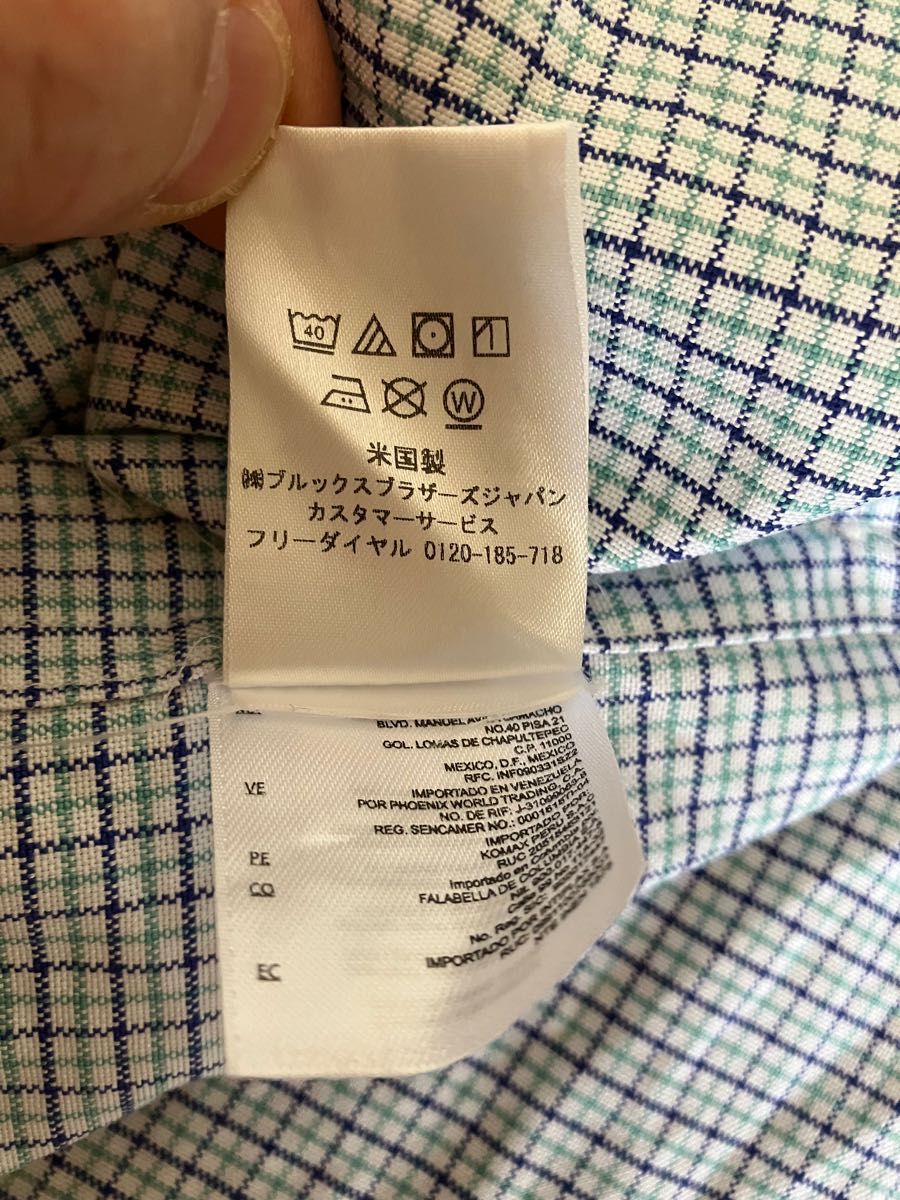 ブルックスブラザーズBDシャツ　アメリカ製　試着のみ洗濯済み