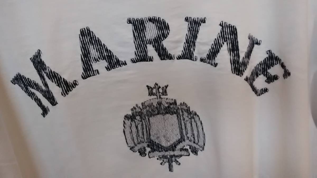 AUBERGE オーベルジュ ロゴ刺繍 Tシャツ ANDRE アンドレ 白 サイズ42
