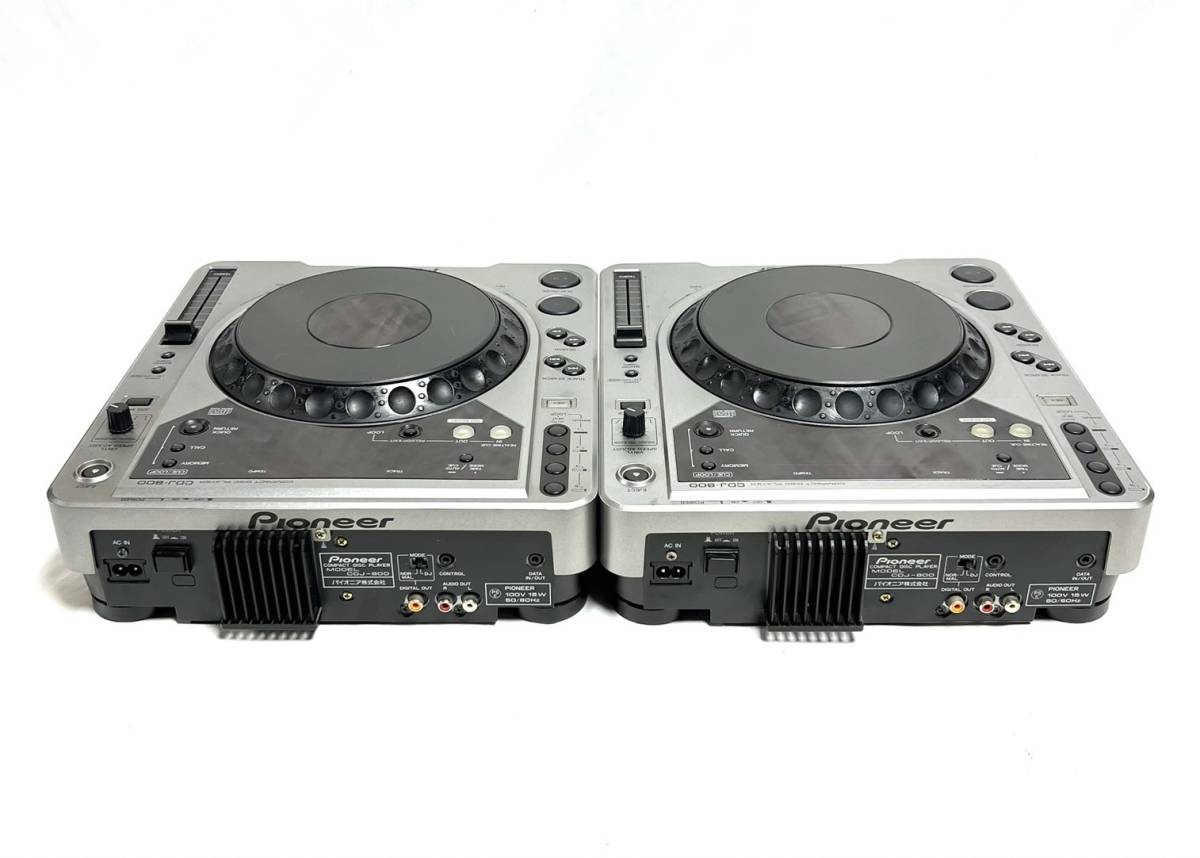 ☆送料無料 パイオニア DJ用 CDプレイヤー CDJ-800 ２台セット_画像3