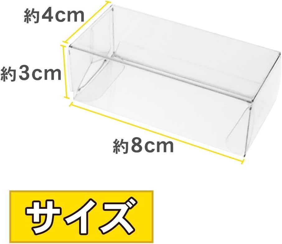 cam トミカ クリアケース ミニカー ケース クリア 透明 60枚セット ディスプレイ_画像2