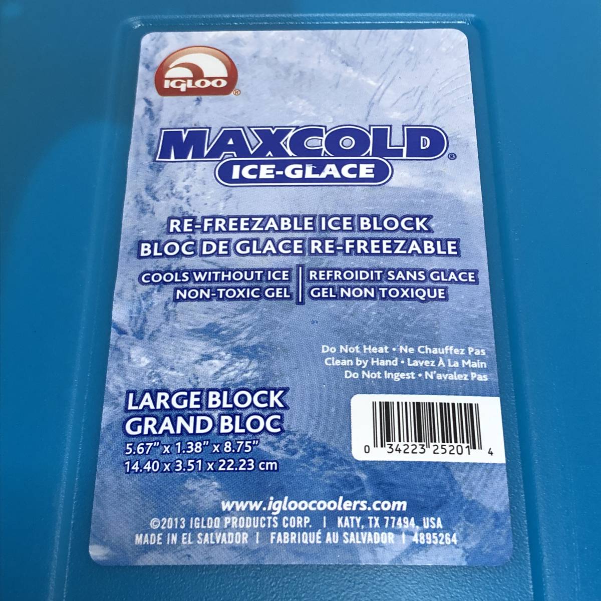 [ unused MAXCOLD ICE-GLACE L size IGLOOi glue cooling agent cooler-box 2 point set ]