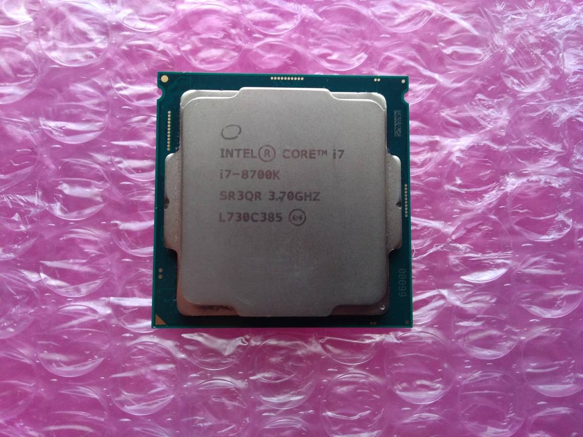 Intel Core i7-8700K 3.7GHz/SR3QR/6C12T/TDP95W/Coffee Lake/LGA1151(Intel第8世代)_画像1