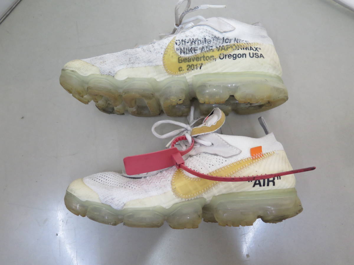 ▲★NIKE ナイキ OFFWHITE AIR VAPORMAX FK AA3831-100_画像3