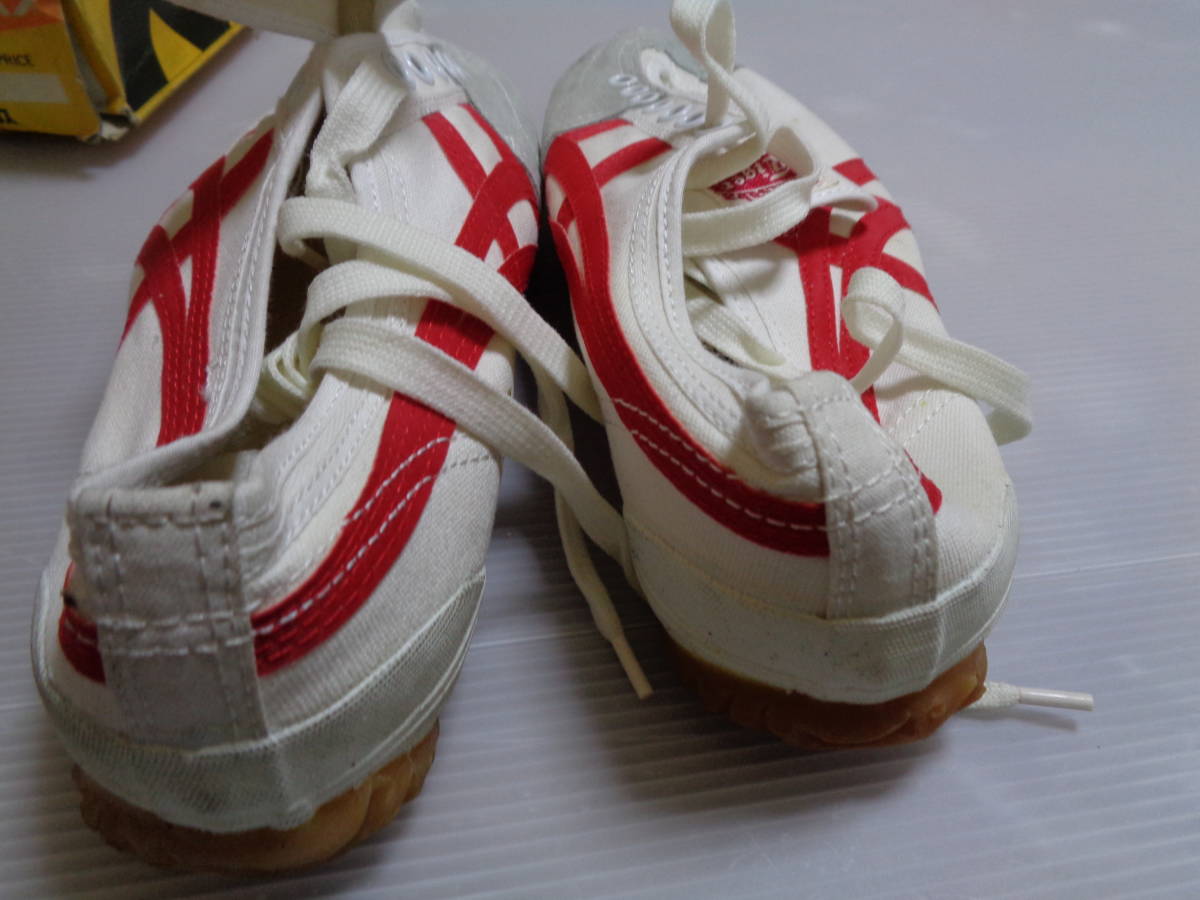 25,5cmonitsuka Tiger volleyball shoes Showa Retro Vintage unused storage dirt [ inspection Asics Tiger 