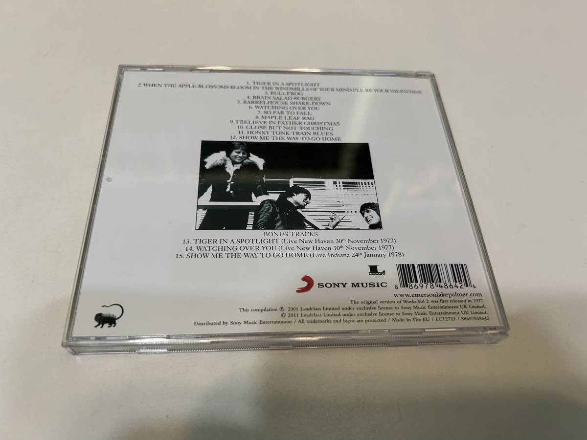 Emerson, Lake ＆ Palmer/WORKS VOLUME 2 2枚組リマスター盤　ELP エマーソン・レイク&パーマー_画像2
