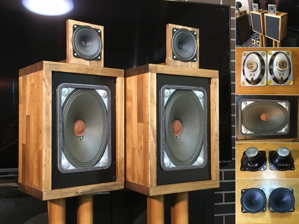 2022高い素材 西独 Loewe Opta 18×26㎝フルレンジ+Grundig ツィータ
