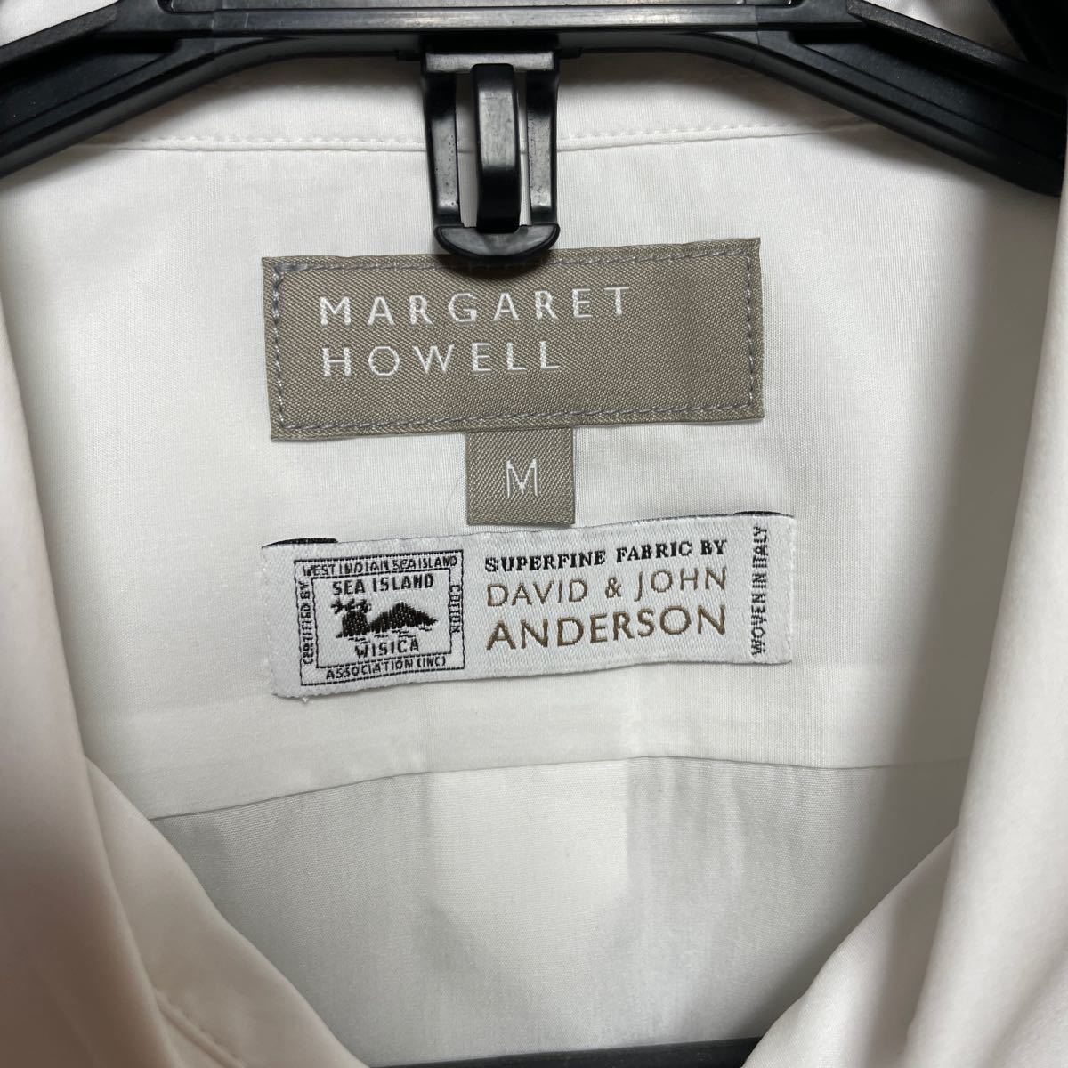 マーガレットハウエル 50周年限定　シーアイランドコットン スタンダードカラーシャツ M 新品未使用_画像5