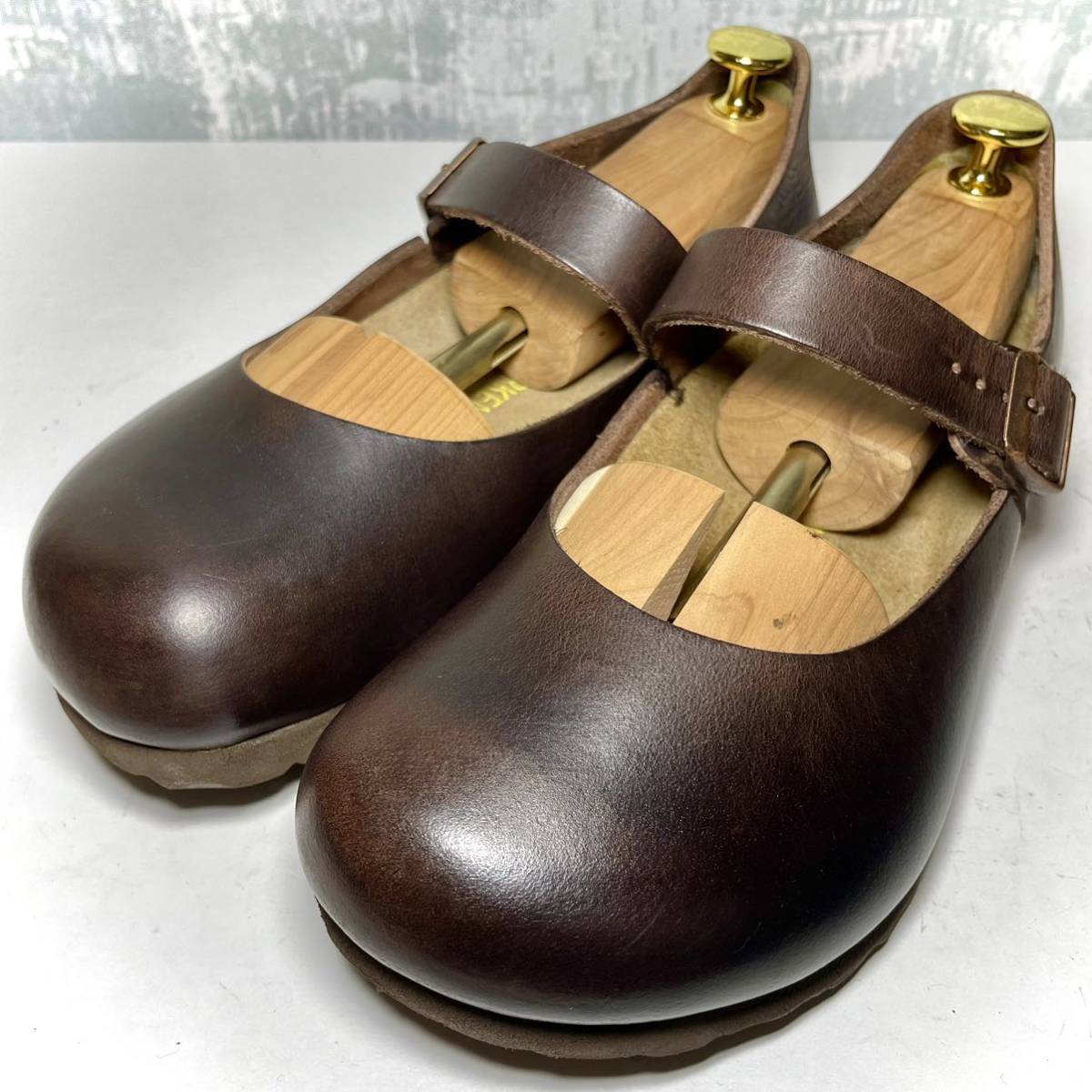 【MANTOVA！】BIRKENSTOCKビルケンシュトック マントバ 36 23.0cm ハバナ オイルドレザー ダークブラウン 茶