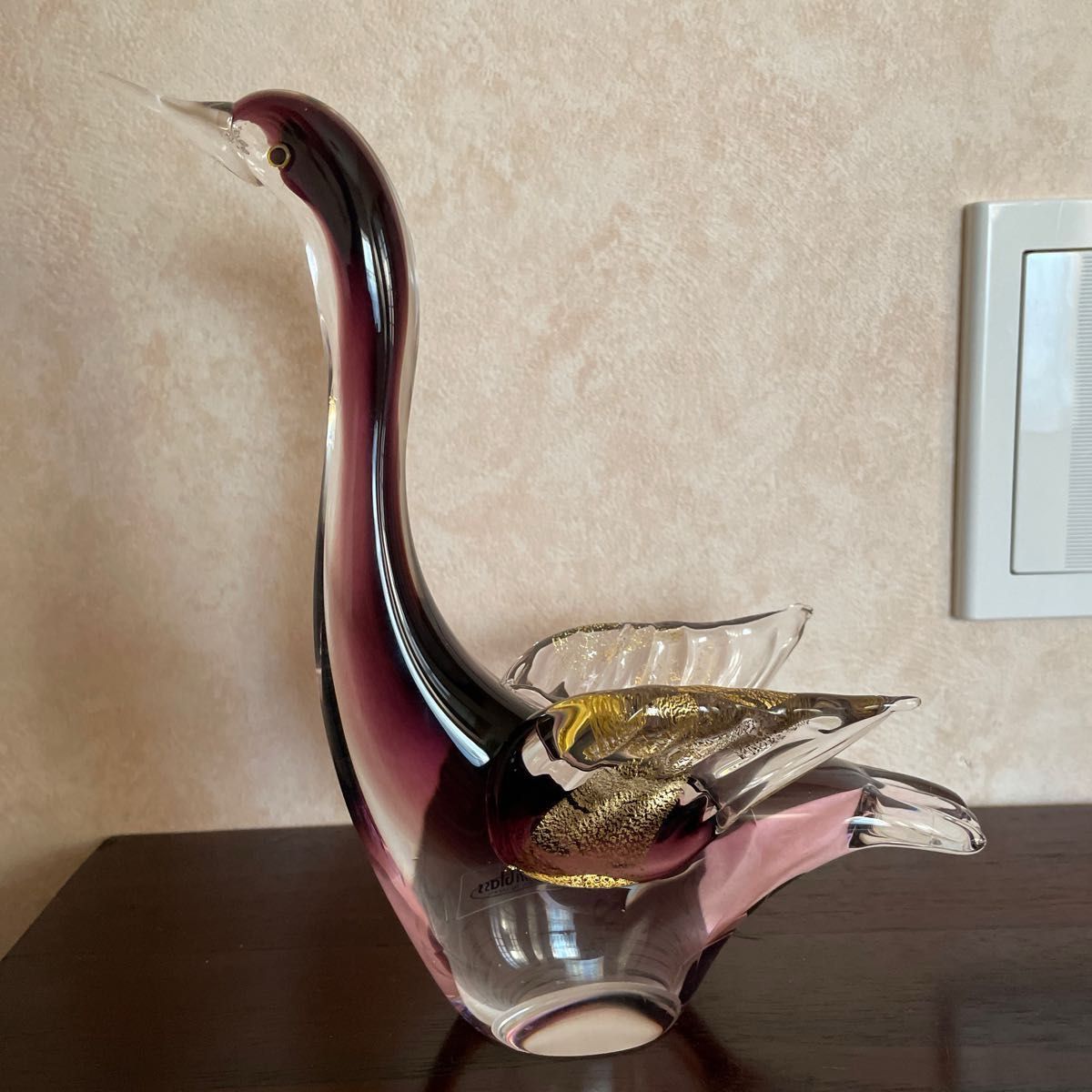 Multi Glass マルティグラス ガラス 鶴 置物 オブジェ ガラス Multi Glass マルティグラス ガラス 鶴 置物 オブジェ ガラス