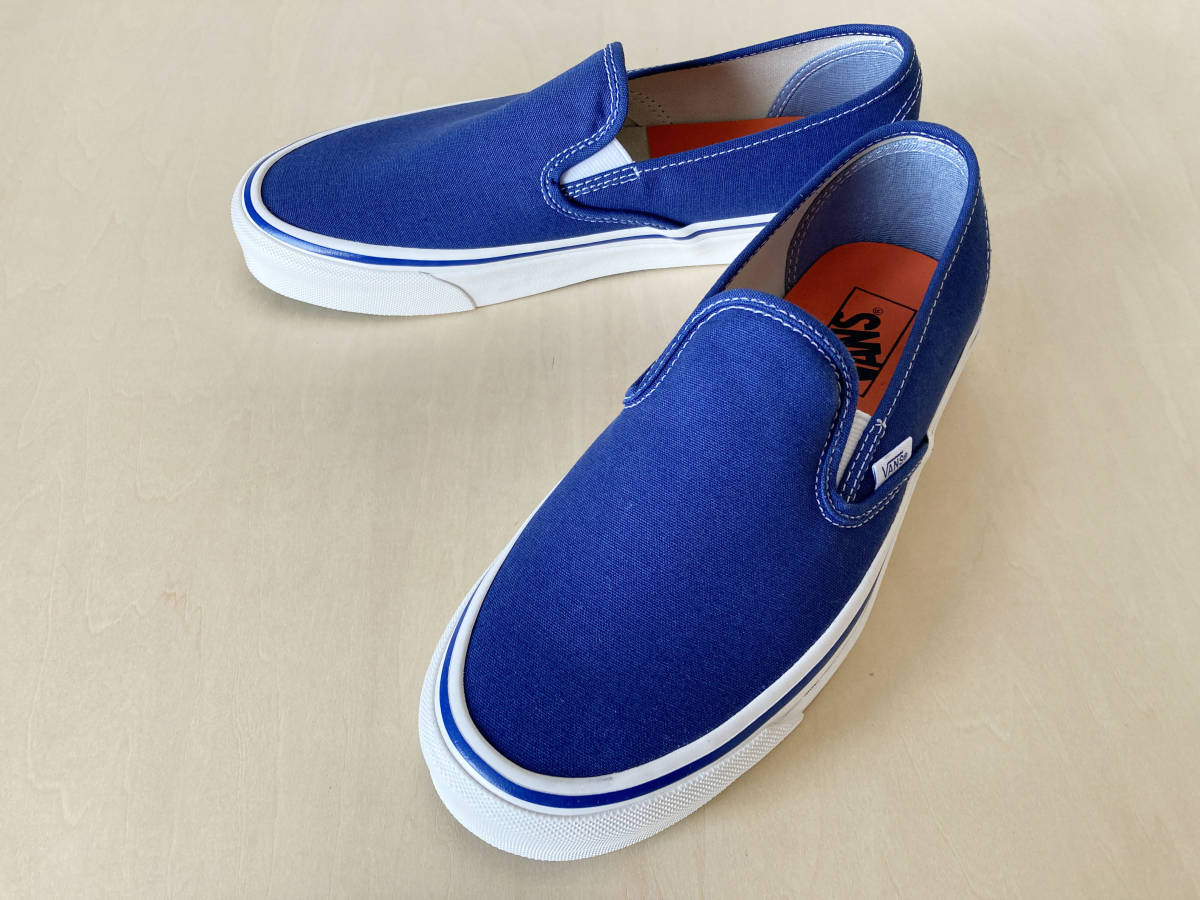 26cm スリッポン アナハイムファクトリー VANS SLIP-ON 48 DECK DX NAVY US8/26cm VN0005UPIGV Anaheim Factory Collection_画像1