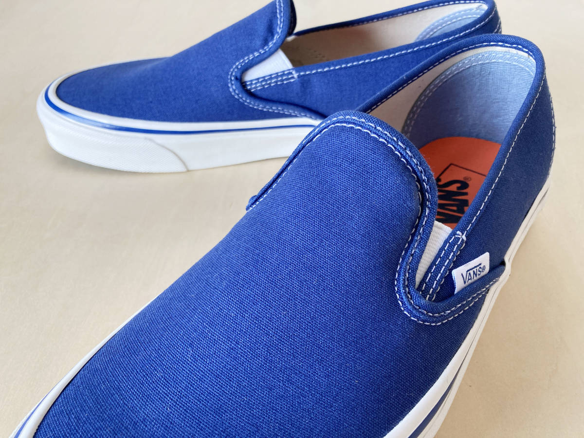 26cm スリッポン アナハイムファクトリー VANS SLIP-ON 48 DECK DX NAVY US8/26cm VN0005UPIGV Anaheim Factory Collection_画像2