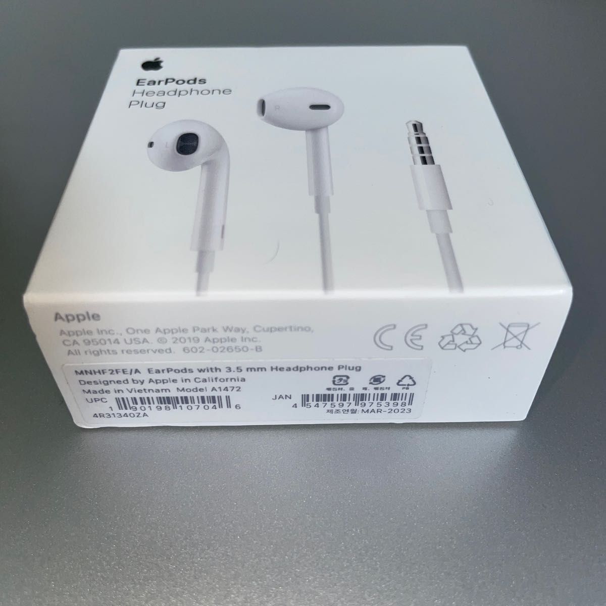 Apple純正品 EarPods with 3 5mm Headphone Plug MNHF2FE/A イヤホン 1