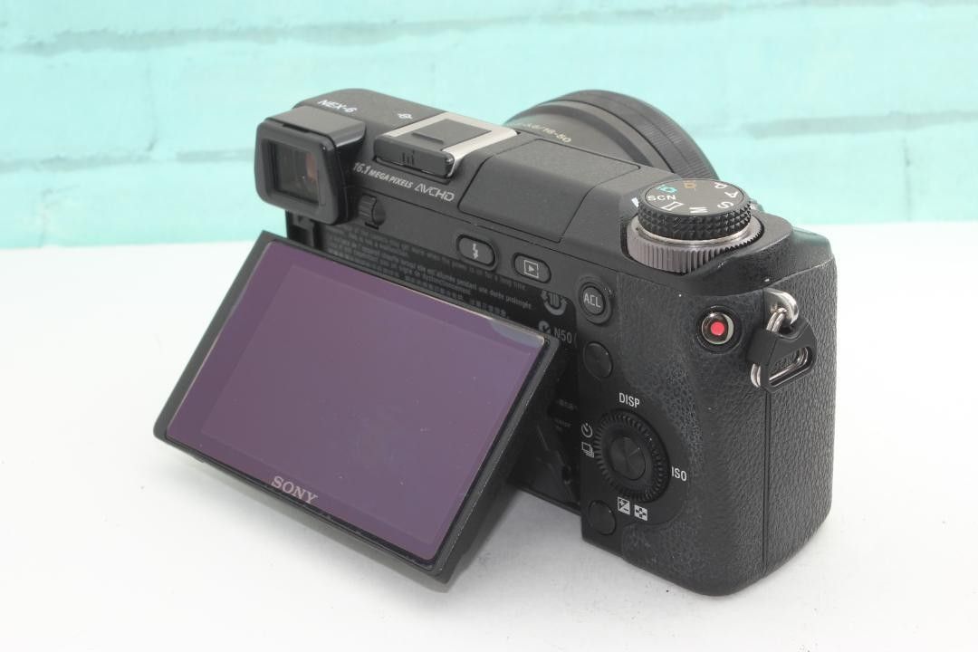 Wi-Fi　電子ファインダー付 ミラーレス一眼 ソニー　　 SONY α NEX-6 ブラック