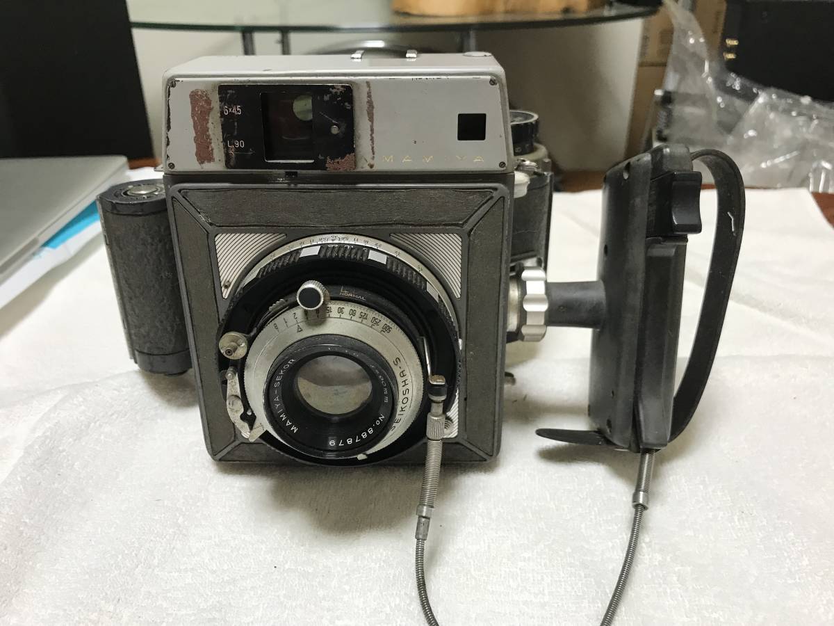 中判 カメラ MAMIYA f=90mm SEIKOSHA-S/６×９ ROLL FILM ADAPTER/マミヤ 日本製