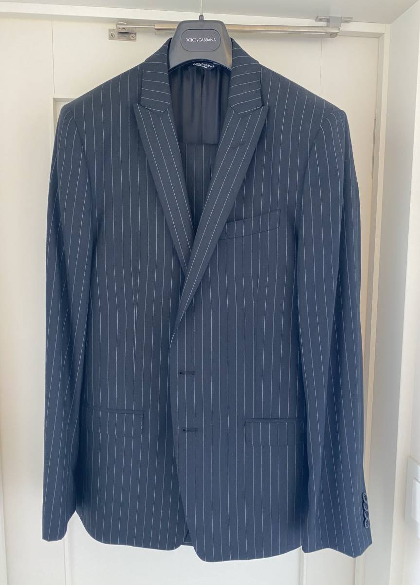 【超特価sale開催!】 DOLCE&GABBANA ドルチェ&ガッバーナ ペンシルストライプ スーツ (48) 50 【超特価sale開催!】 DOLCE&GABBANA ドルチェ&ガッバーナ ペンシルストライプ スーツ (48) 50