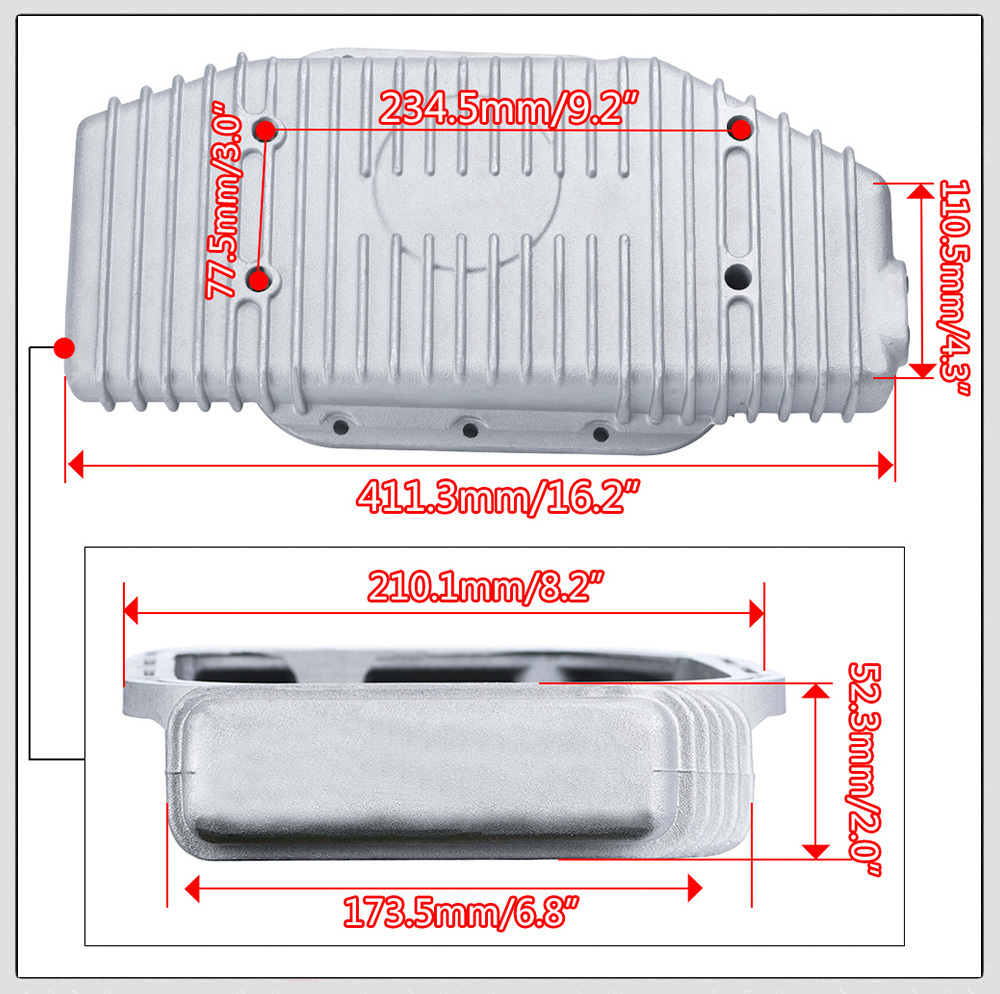 【当日発送】【保証付】SR大容量 オイルパン シルビア 20DET用 180sx S13 S14 S15 ワンエイティ 追加メーター取り付け可能　油温対策_画像2