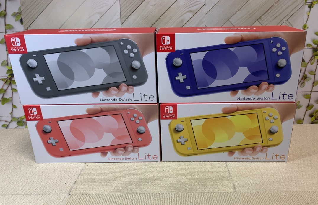 新品・未使用・未開封 Nintendo Switch Lite 4台 コーラル ・イエロー