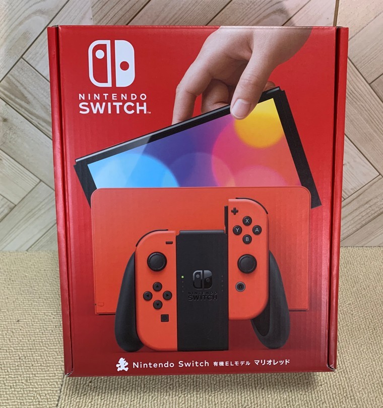 新品未使用未開封】任天堂スイッチ有機ELモデル マリオレッド 購入
