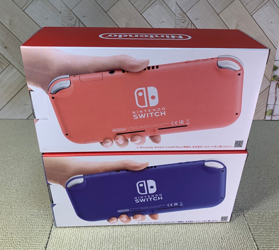 新品・未使用・未開封 Nintendo Switch Lite ２台 コーラル ・ブルー