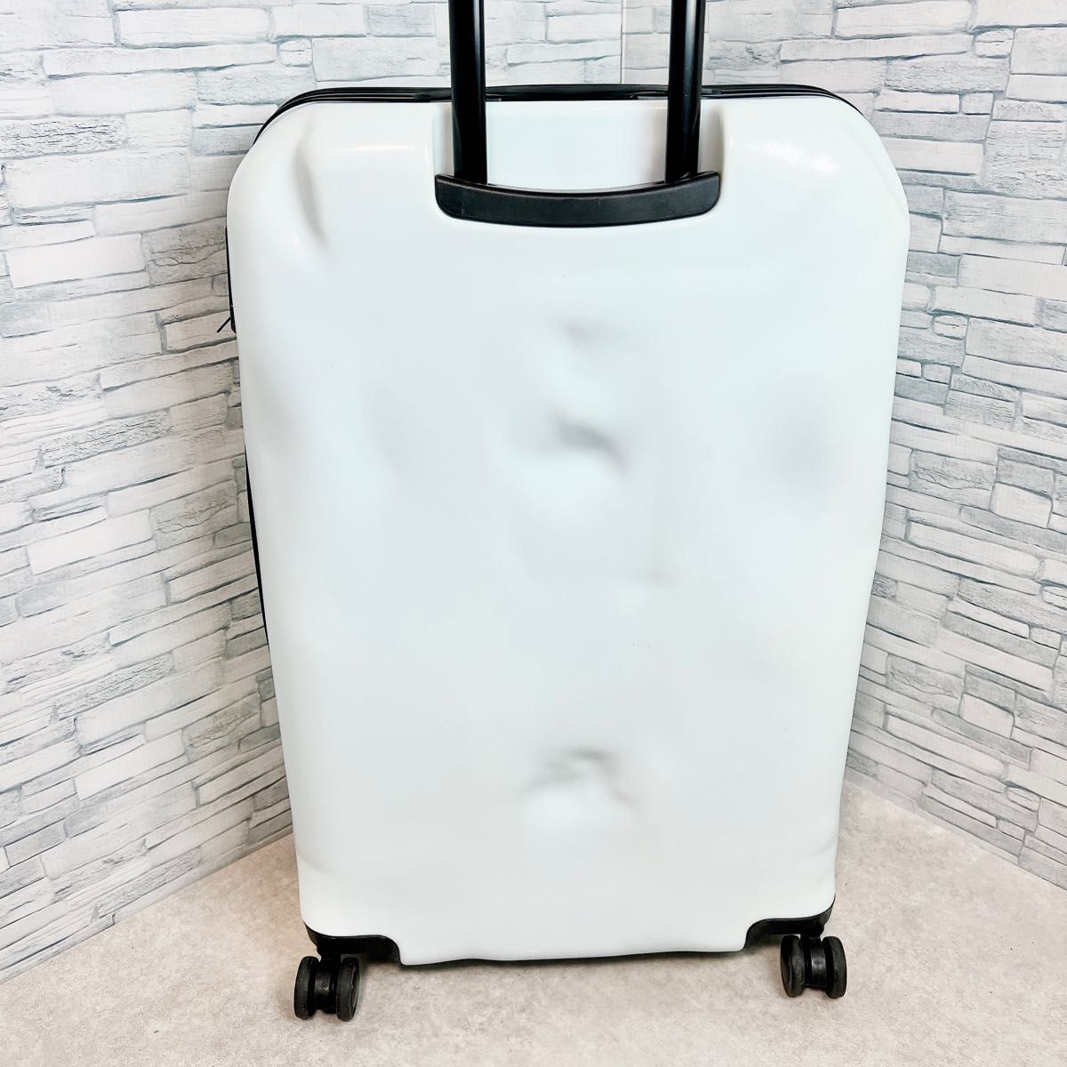 CRASH BAGGAGE クラッシュバゲージ キャリーケース スーツケース 65L ホワイト 希少カラー_画像4