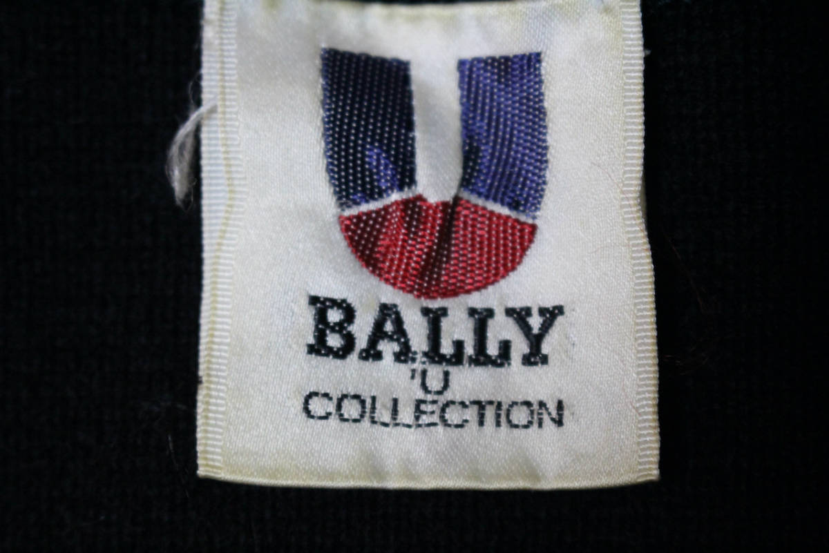 19090064 ris BALLY バリー ハンド刺繍ニット カーディガン　ブラックM_画像6