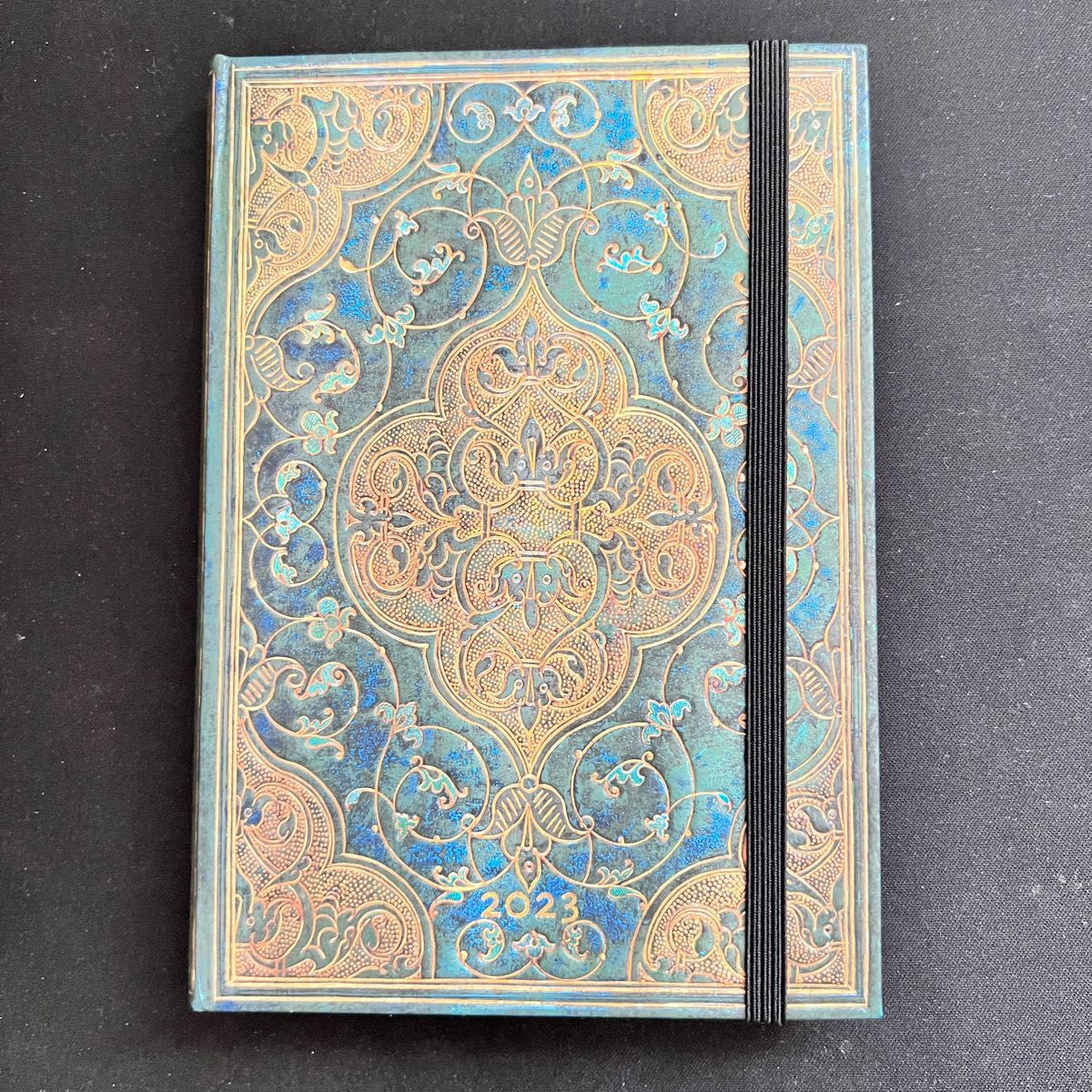 Paperblanks/ペーパーブランクス 2023年度版ダイアリー ハードカバー ミディ ターコイズ DJ8944-5