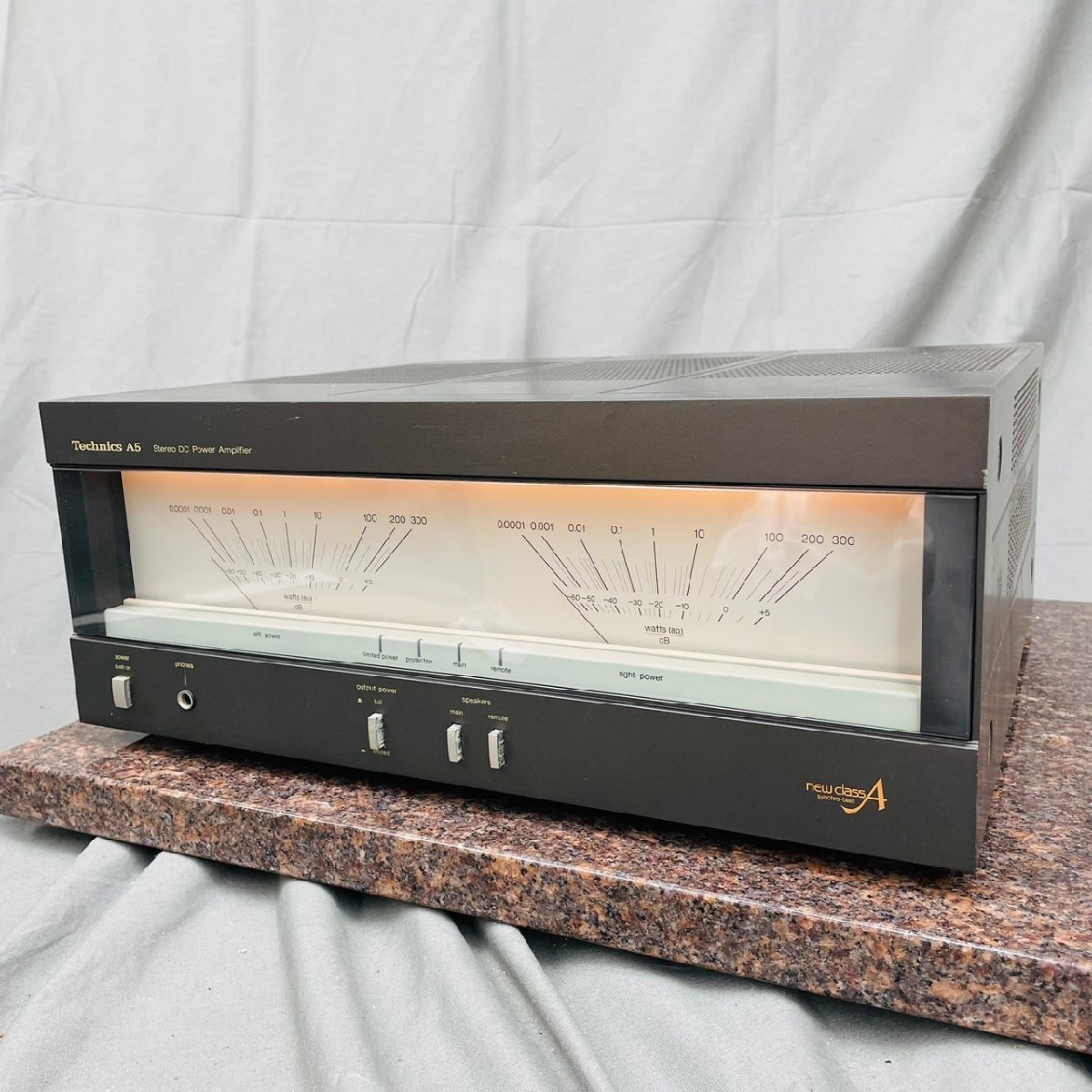 信頼】 T3600*【ジャンク】Technics ステレオパワーアンプ SE-A5