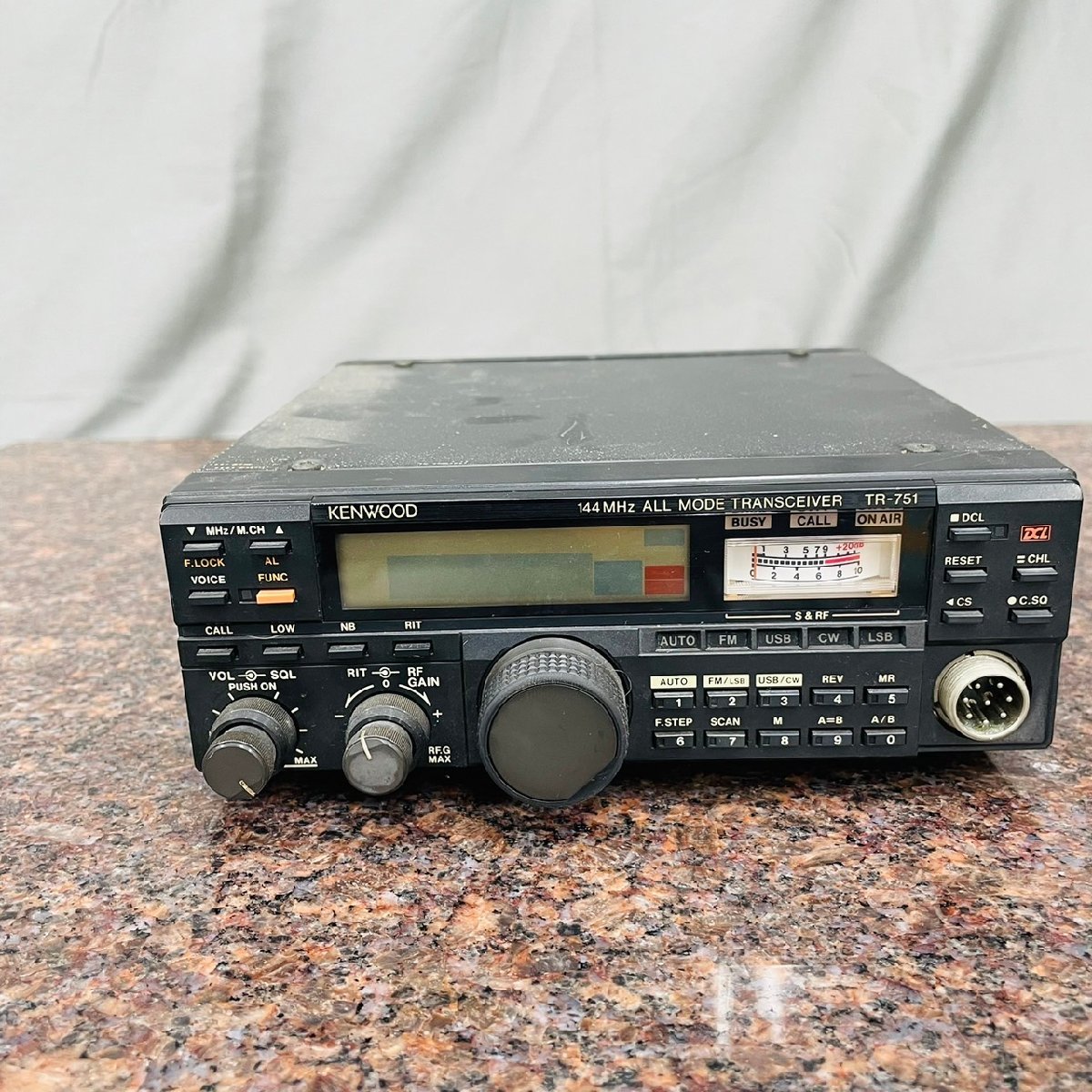 T3969＊【現状品】KENWOOD ケンウッド 無線機 TR-751_画像2