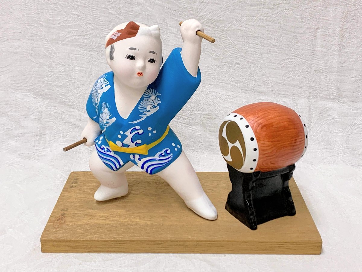 12991/博多人形 無法松 久保山隆義作 伝統工芸 日本人形_画像1