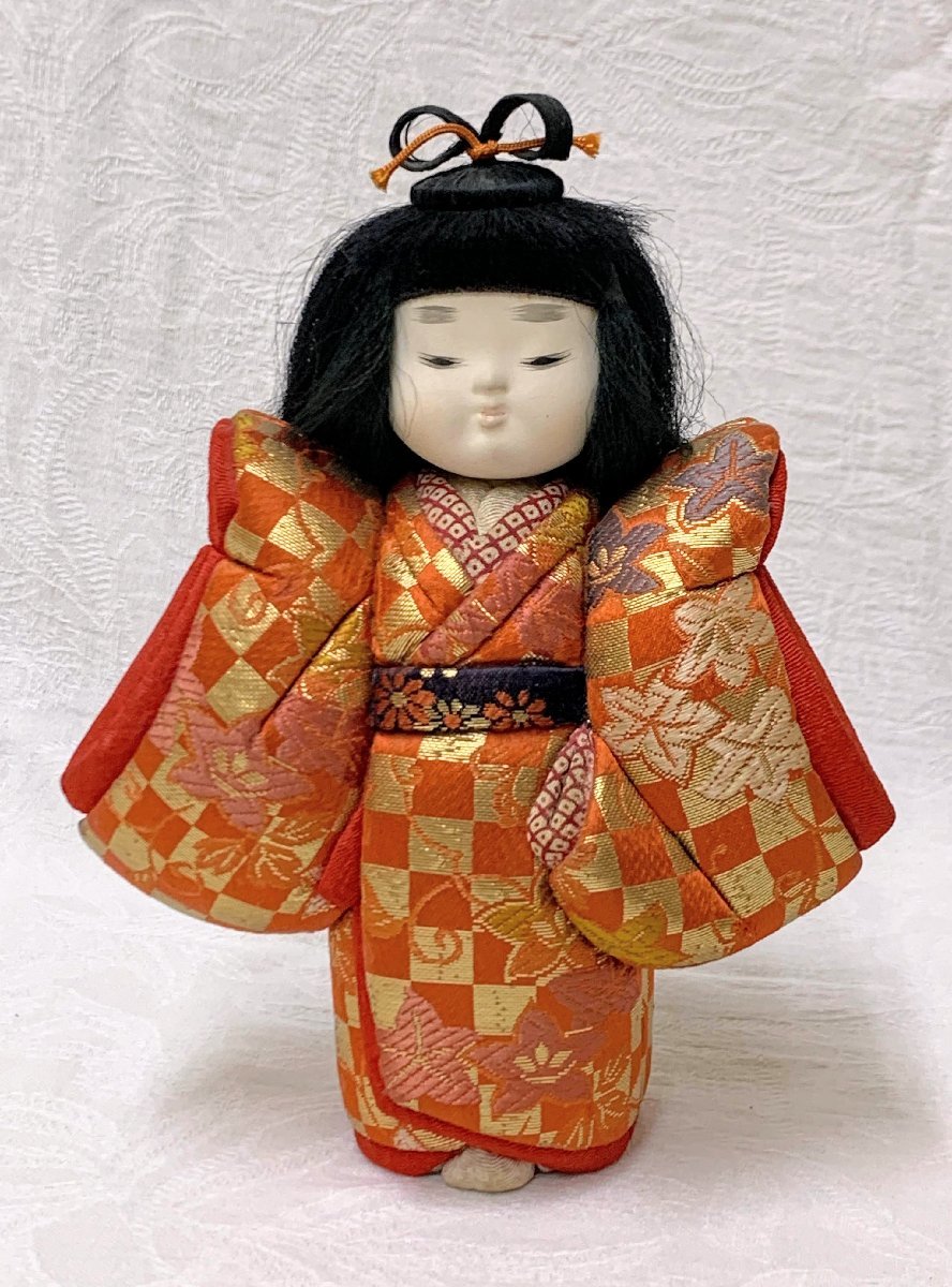 12950/木目込み人形 女の子 姫人形 日本人形_画像1