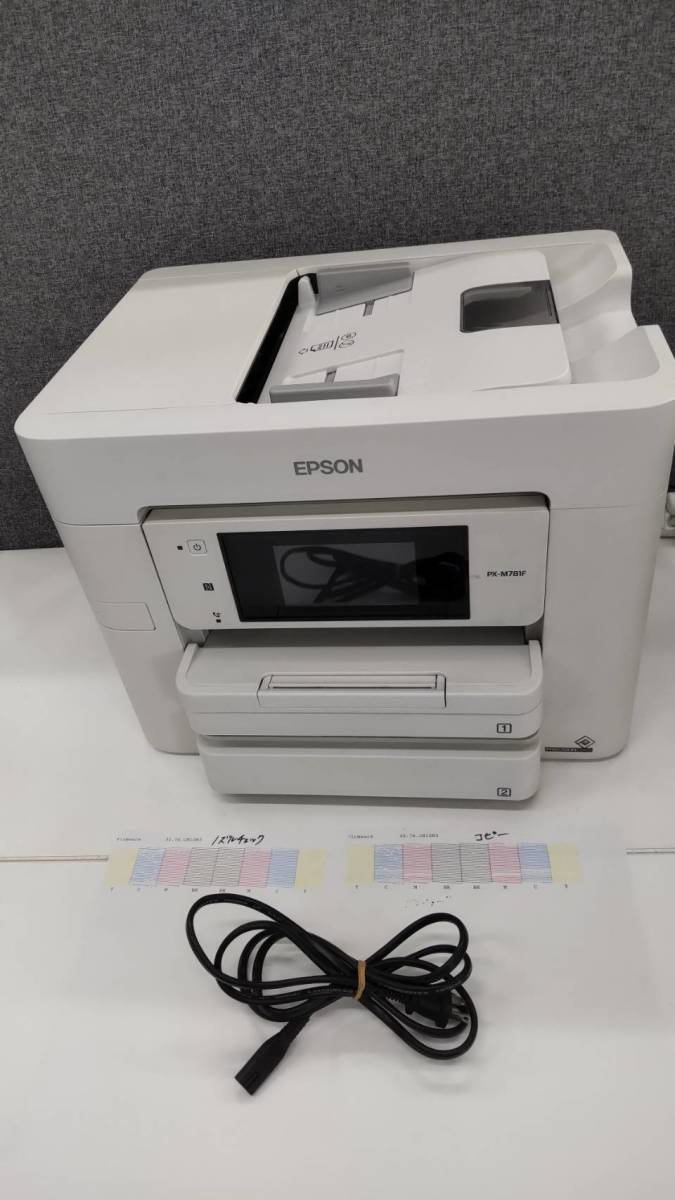 0510k0309 EPSON インクジェット複合機 PX-M781F 2017年製 印刷総枚数113500枚