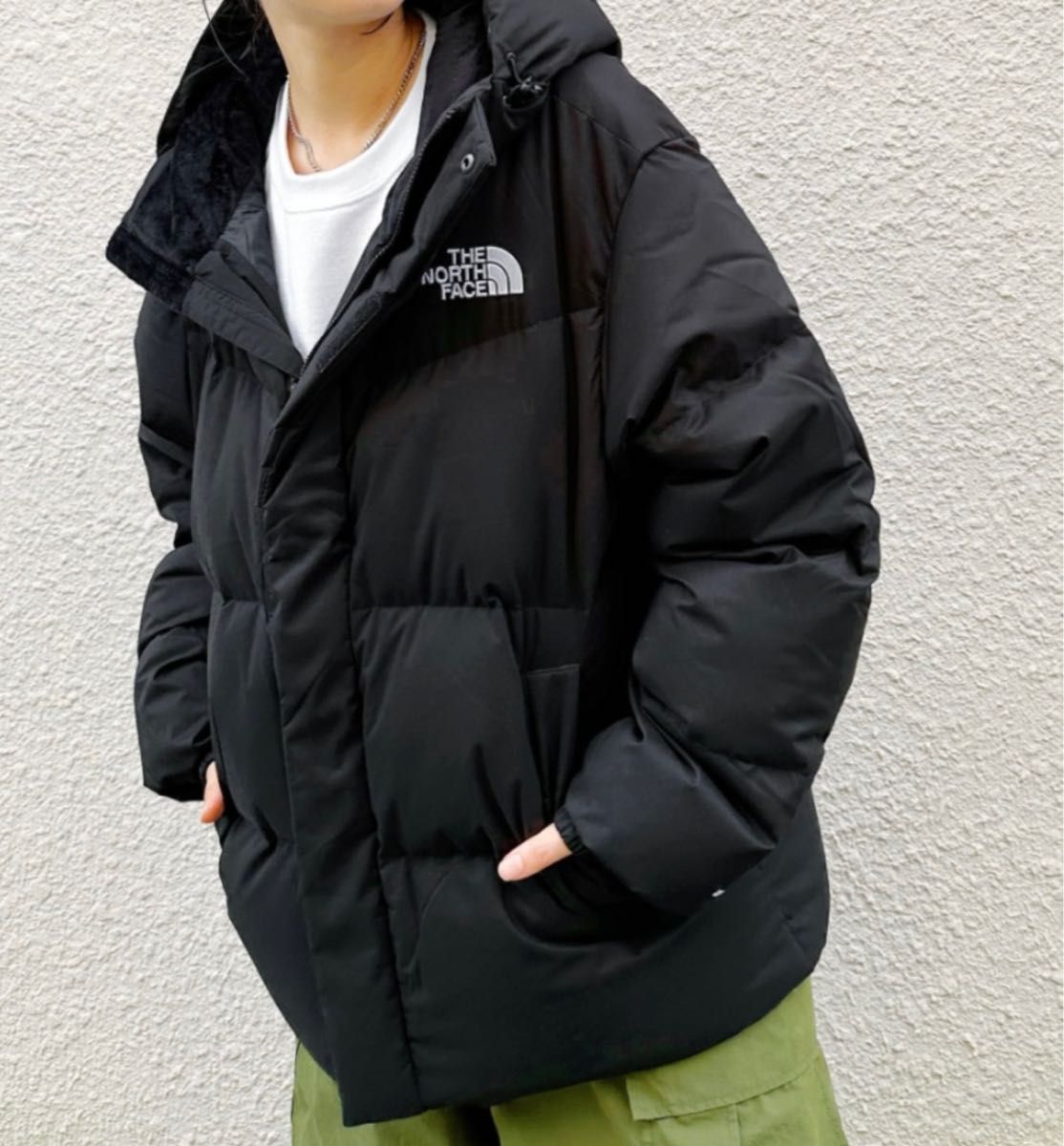 新作 XL 23AW ノースフェイス ホワイトレーベル FREE MOVE DOWN JACKET 黒 ヌプシ ダウンジャケット