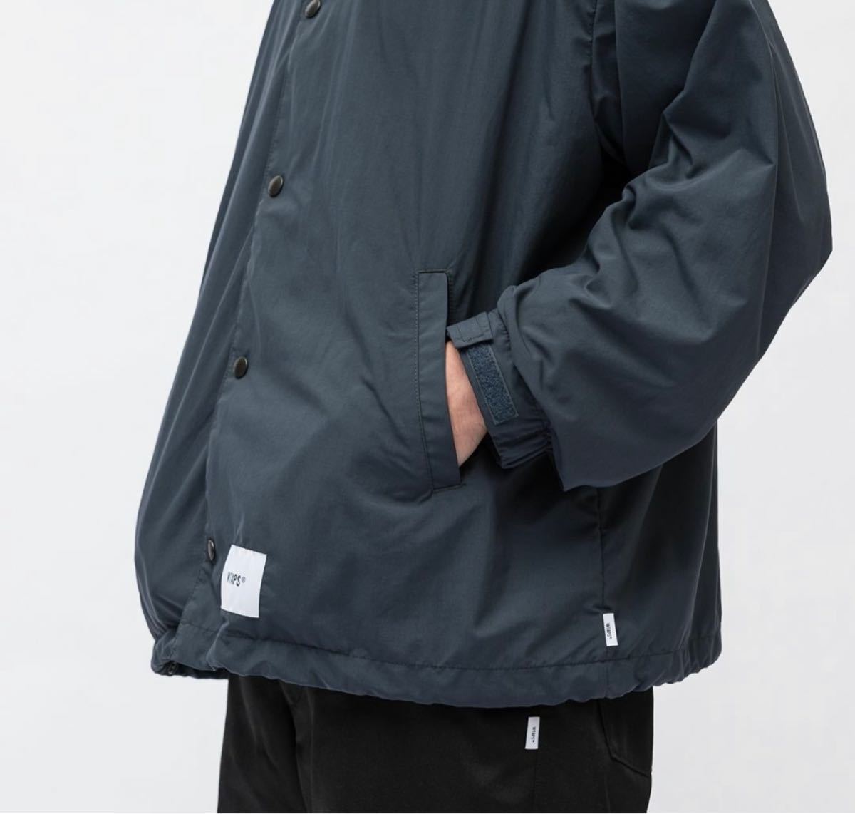 WTAPS CHIEF JACKET NYLON WEATHER SIGN L ブルタップス コーチジャケット 232TQDT-JKM01 23FW_画像4