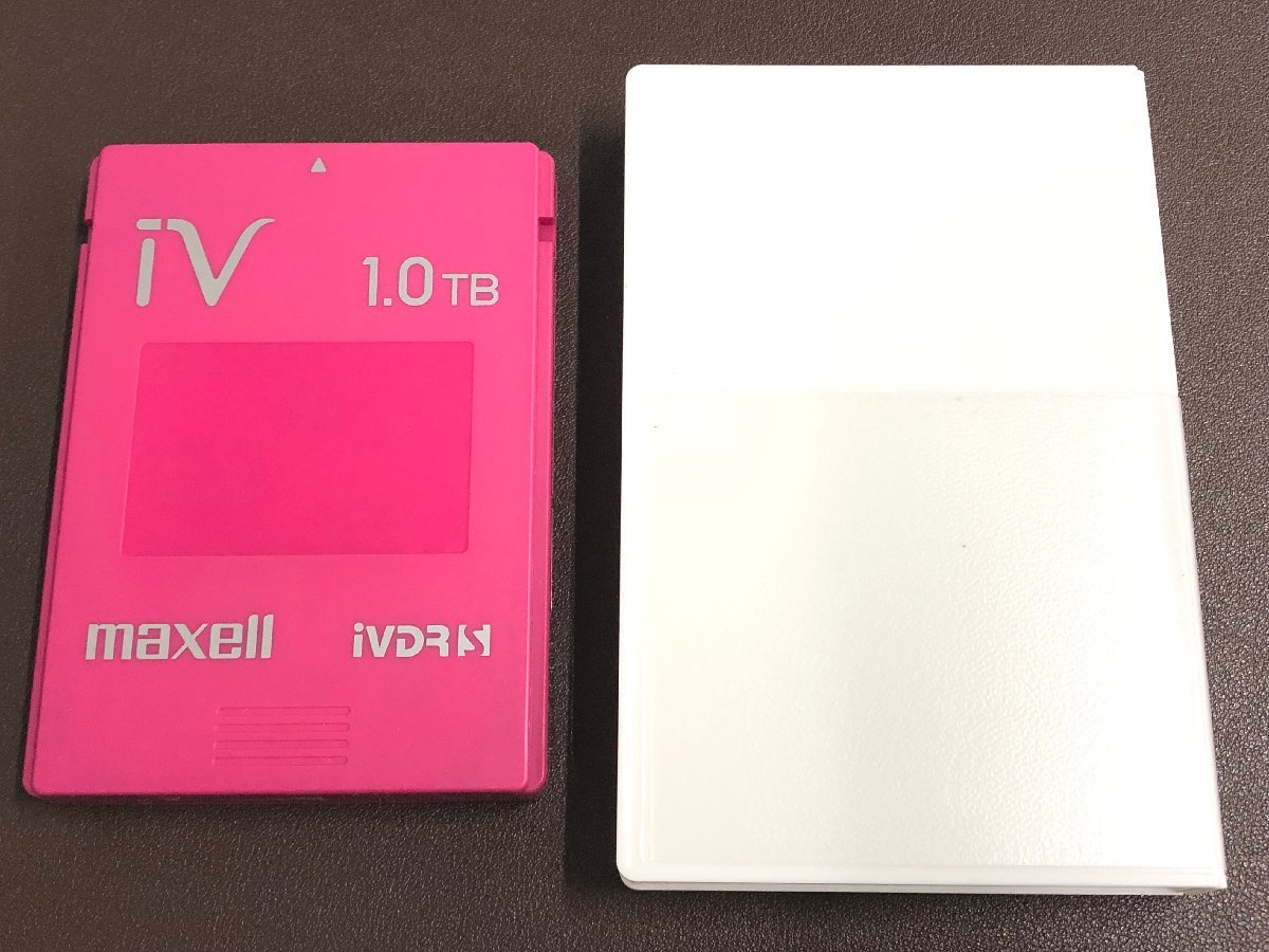 中古品＞maxell カセットハードディスク iVDR-S アイヴィ M-VDRS1T.E