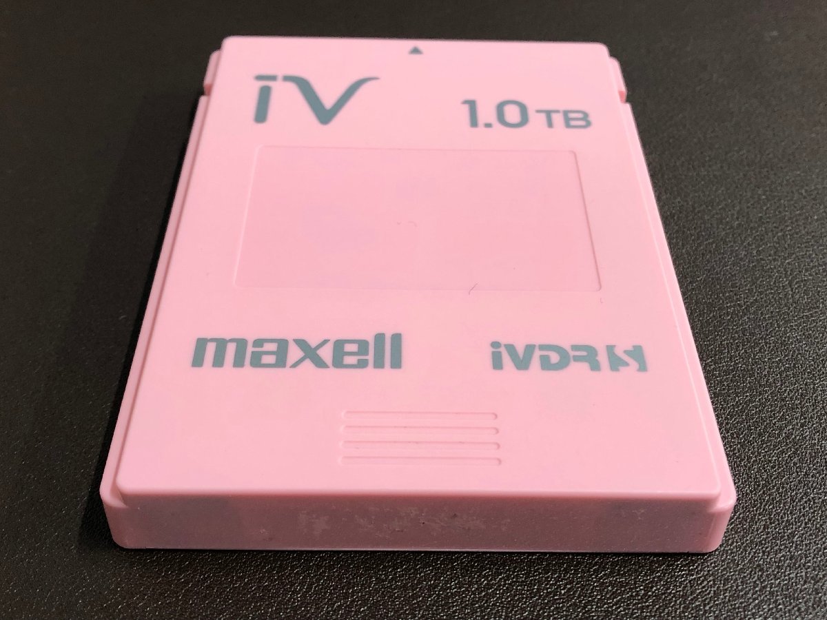 中古品＞maxell カセットハードディスク iVDR-S アイヴィ M-VDRS1T.E