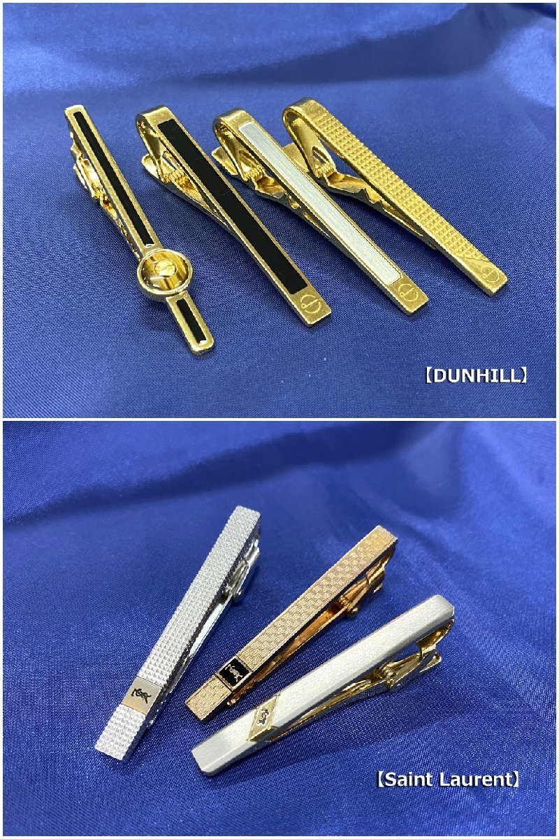 ●中古品●ネクタイピン＆カフスセット　サンローラン、バーバリー他 (31923080713232SH)_画像2