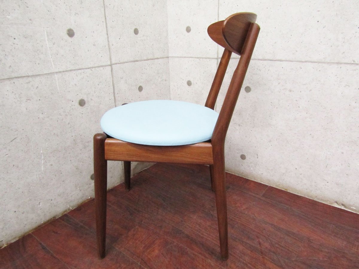 新品/未使用品/STELLAR WORKS/FLYMEe/Louisiana Chair(1958)/ルイジアナチェア/Vilhelm Wohlert/ウォールナット/PUレザー/192,500円ft8573m_画像4