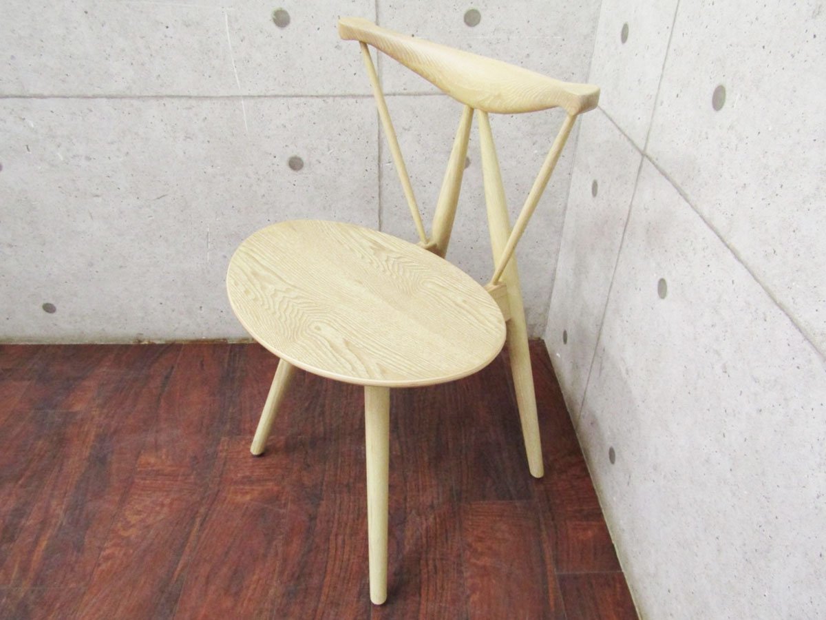 新品/未使用品/STELLAR WORKS/高級/FLYMEe/Piano Chair/Vilhelm Wohlert/アッシュ材/ダイニングチェア/サイドチェア/155,100円/ft8275k_画像2