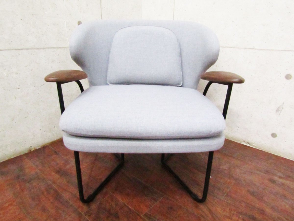 新品/未使用品/STELLAR WORKS/高級/FLYMEe/Chillax Lounge Chair/Nic Graham/ウォールナット材/スチール/ラウンジチェア/421,300円/ft8525k_画像3