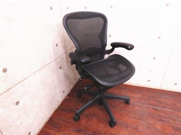 ■美品/Herman Miller/ハーマンミラー/高級/アーロンチェアライト/Bタイプ/スタンダード/ランバーサポート/デスクチェア/21万/smm4733t_画像3