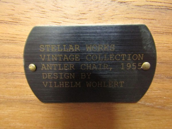 新品/未使用品/STELLAR WORKS/高級/FLYMEe/Antler Chair Soft(1955)/Vilhelm Wohlert/ウォールナット材/イージーチェア/155100円/ft8582m_画像6