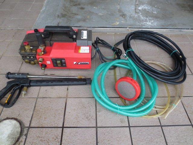安価 ワタナベ 中古品 新ダイワ 電動ポータブル高圧洗浄機 JM608