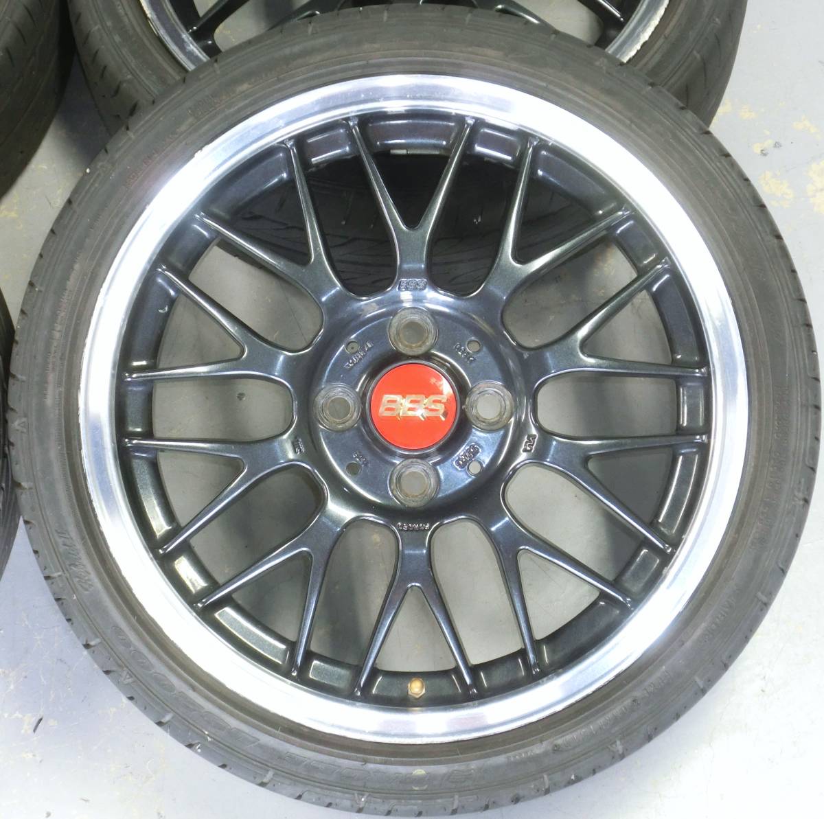 BBS RG-F　5.5J Inset+45 PCD100 4H　RG517　タント・ウェイク・ハスラー・N-BOX・スペーシア・ワゴンR・ムーブ RE-L2 RP レイズTE37CE28N_画像2