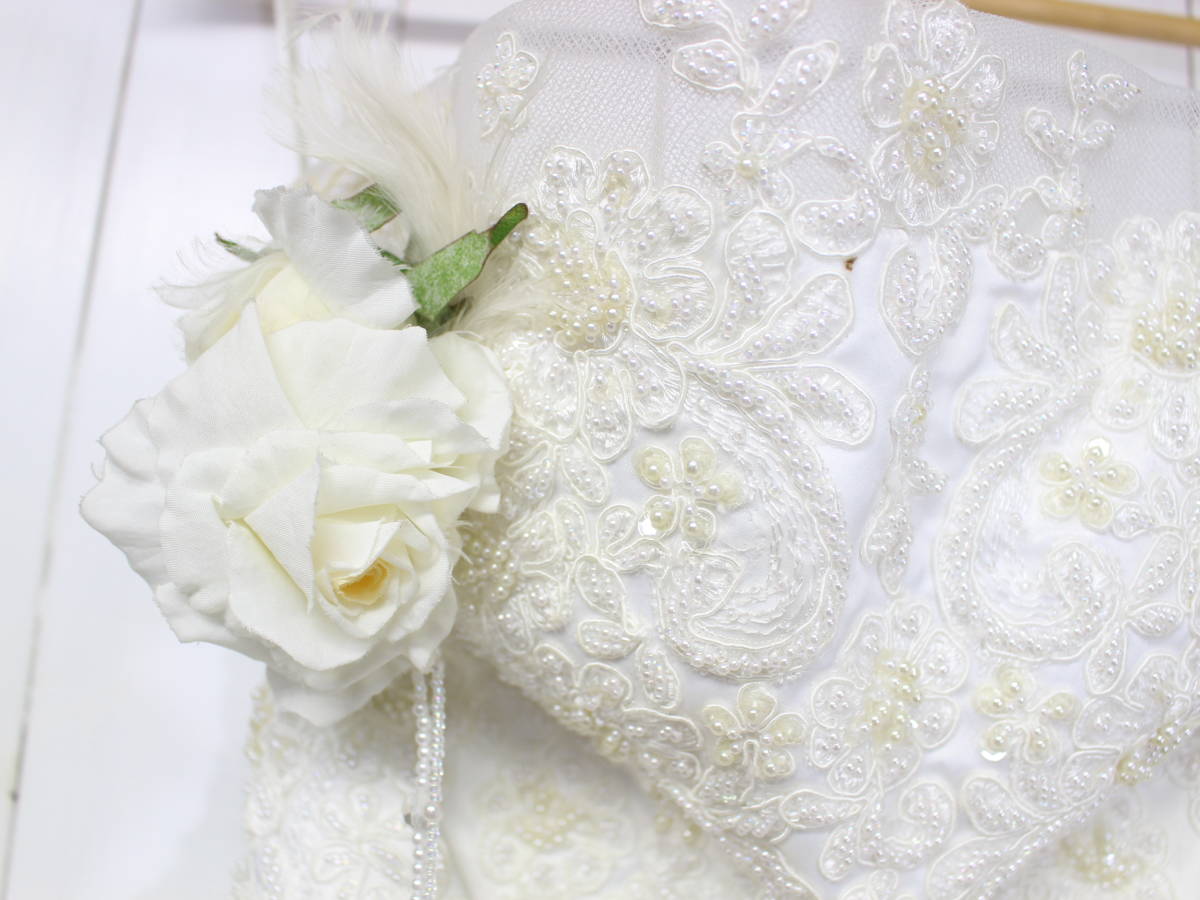 結婚式 ウェディングドレス プリンセスドレス ホワイト_画像4