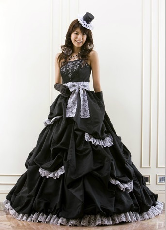 ■アヤナチュール Aya na ture■結婚式 ウェディングドレス 2way カラードレス プリンセスドレス ブラックドレス_画像10